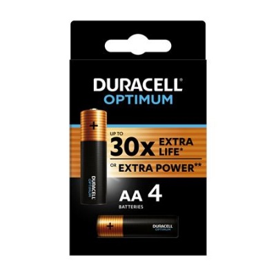 Elem, AA ceruza, 4 db, DURACELL "Optimum"