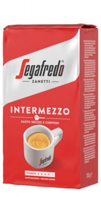 Kávé, pörkölt, őrölt, vákuumos csomagolásban, 250 g, SEGAFREDO "Intermezzo"