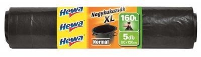 Nagykukazsák, 160 l, 5 db, HEWA, "XL"